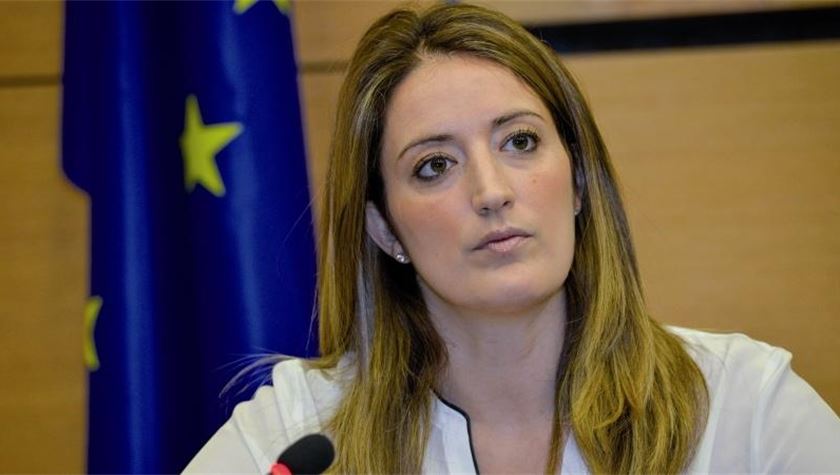 Roberta Metsola é eleita presidente do Parlamento Europeu