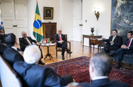 Presidentes do Chile e Brasil celebram Acordo de Livre Comércio