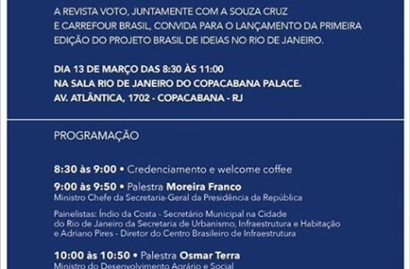 Brasil de Ideias é lançado no Rio