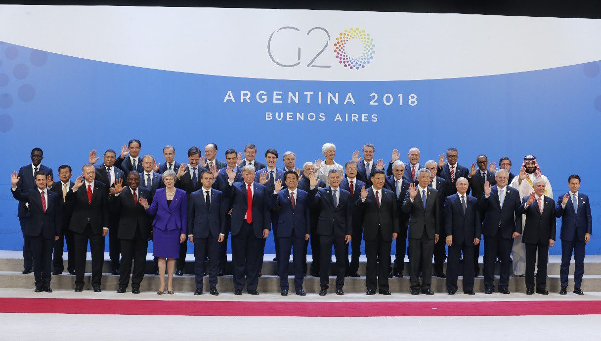 G20 chega a acordo sobre comércio e clima