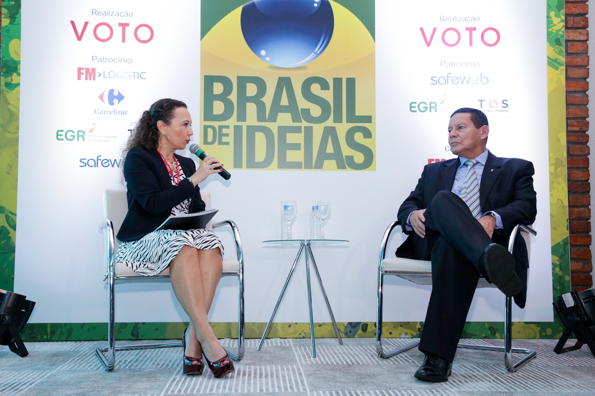 Mourão indica caminhos do governo Bolsonaro no Brasil de Ideias