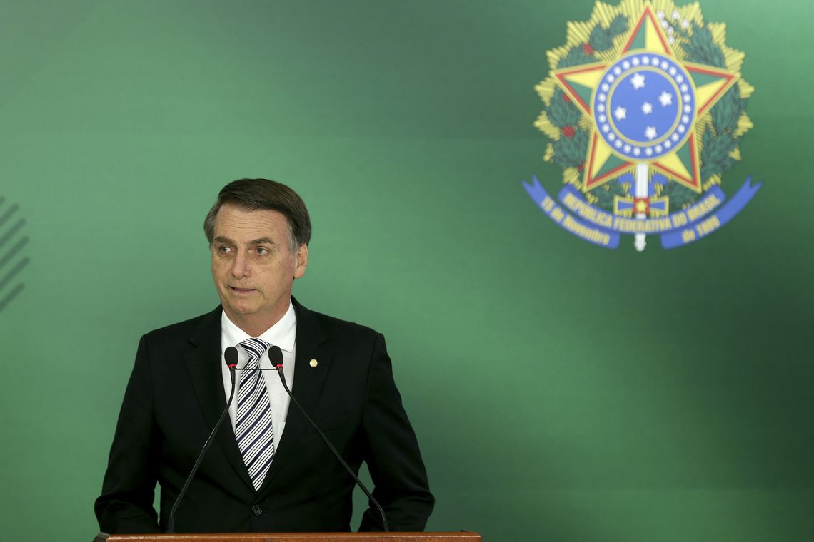 Líderes internacionais participam da posse de Bolsonaro