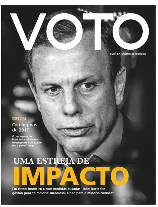 Doria é a capa da primeira VOTO de 2017