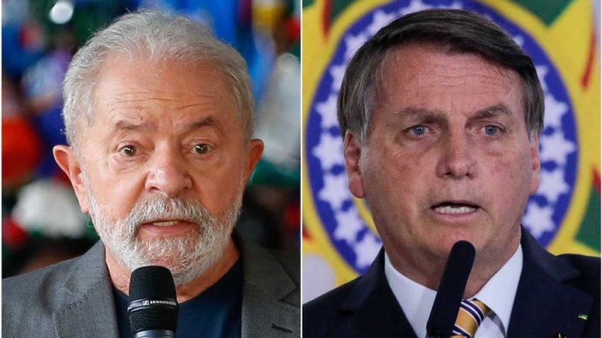 Dez pontos percentuais separam Lula de Bolsonaro no 1º turno, diz PoderData