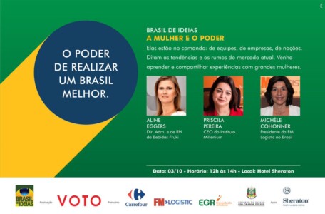 Brasil de Ideias debate a mulher e o poder