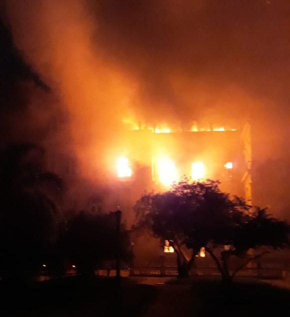 Incêndio destrói o Museu Nacional no Rio de Janeiro