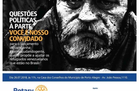 Rotary e Clube de Opinião lançam movimento #genteajudandogente