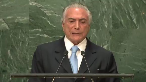 Na ONU, Temer diz que impeachment de Dilma respeitou a Constituição