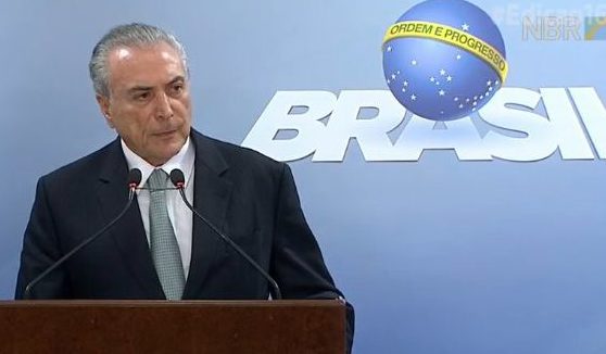 Não renunciarei, diz Temer em pronunciamento