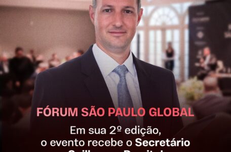 Em sua 2º edição, Fórum SP Global receber Guilherme Derrite