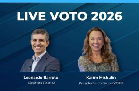 VOTO abre série de lives sobre eleições com Leonardo Barreto: ‘2026 está em aberto’